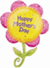 Happy Mother's Day,glitter Flower