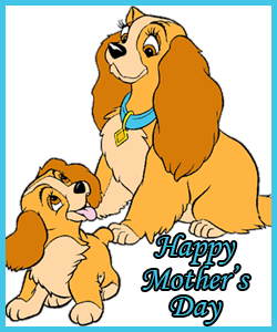 Happy Mother's Day , Blue Text