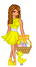 Yellow Easter Doll