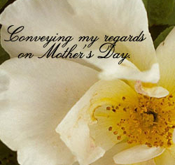 Conveying My Regards On Mother's Day!