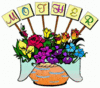 Mother, Flowers, Different Color Text
