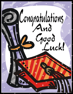 Congratulations and Good Luck!