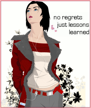 No Regrets Just Lessons Learned