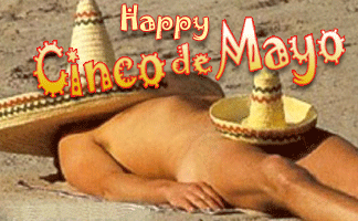 Happy Cinco De Mayo Guy On The Beach