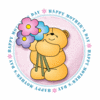 Happy Mother's Day , Bear , Flowers