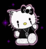Emo Goth Hello Kitty