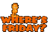 Garfield Where's Friday