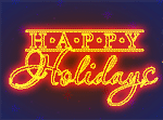 Neon Happy Holidays