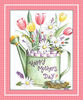 Happy Mother's Day , Flowers, Violet Text