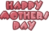 Happy Mother's Day Pink Glitter Text