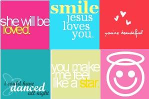 She Will Be Loved, Smile Jesus Loves You, You Make Me Feel Like A Star