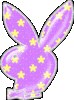 Purple Playboy Bunny