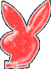 Red Playboy Bunny