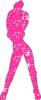 Sexy pink body shape