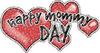 happy mommy day, red hearts