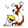 Calvin and Hobbes-dance