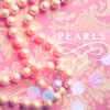 pearls, pink