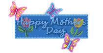 happy mother's day , butterflies