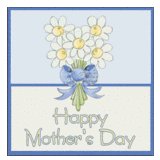 happy mother's day, light blue