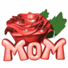 mom, red rose