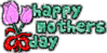 happy mothers day, glitter