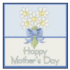 happy mother's day, light blue