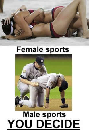 funny female male sports