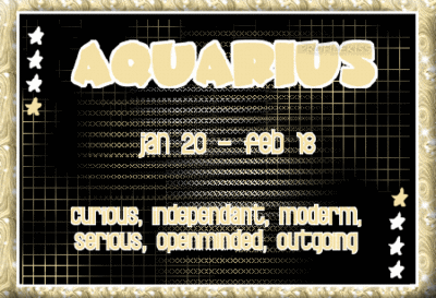 Zodiac-aquarius