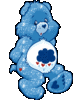 Teddy Bear Glitter Blue