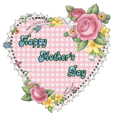 Mothers day heart flowers