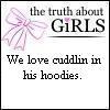 we love cuddlin in his hoodies 