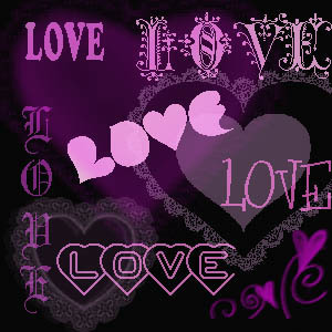 love violet background