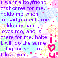 the boyfriend i want