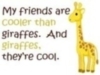 friends/giraffes