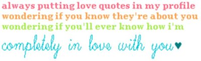 love quotes for you!