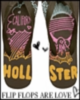 hollister flip flops are love