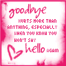 Goodbye hurts more