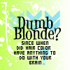 dumb blonde
