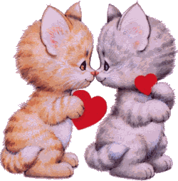 kisses cats