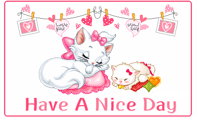 have a nice day, kitties