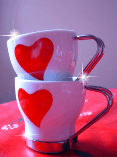 Animated HearT in Cups