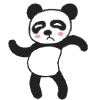 Dancing panda