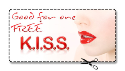 good for one free kiss