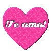te amo , pink heart