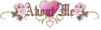 about me, pink, gold heart