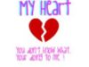 my heart you don't know what.