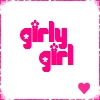 girly girl pink text