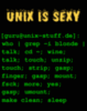 unix is sexy