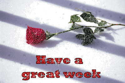 have a great week!