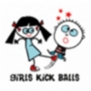 girls kick balls